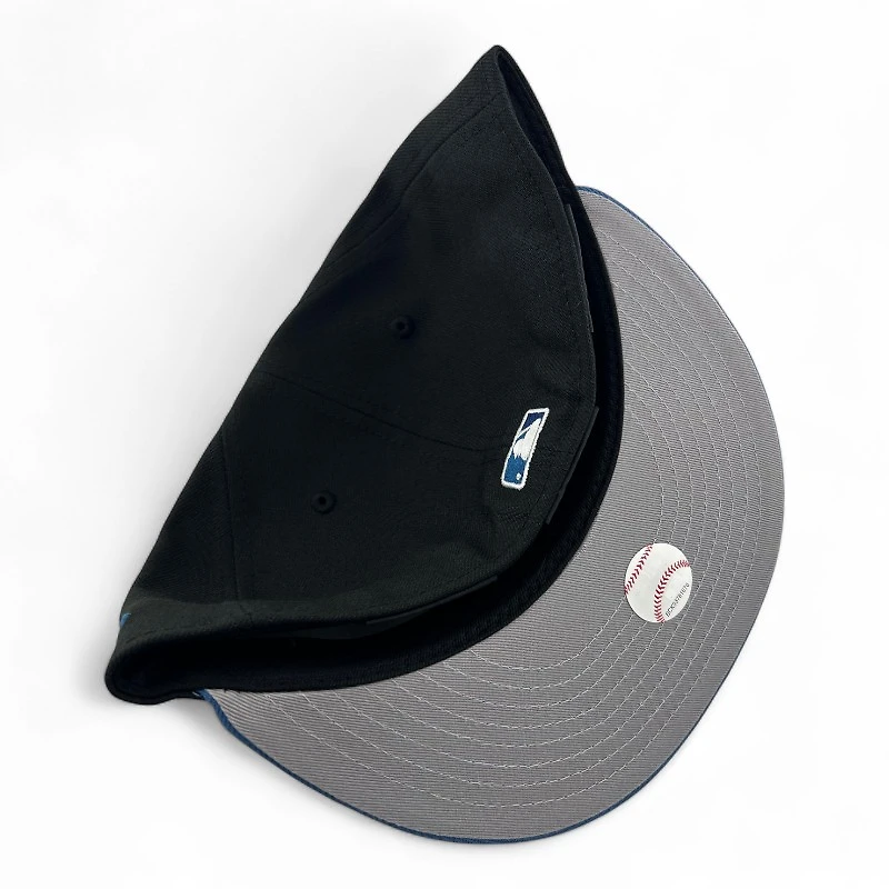 Los Angeles Dodgers Black and Indigo "84 Olympic Pack" Gray UV New Era 59FIFTY Fitted Hat