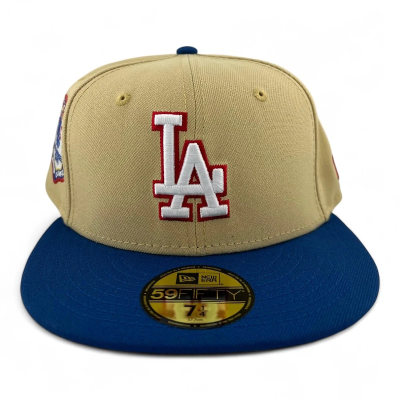 Los Angeles Dodgers Gold and Royal Blue "84 Olympic Pack" Gray UV New Era 59FIFTY Fitted Hat