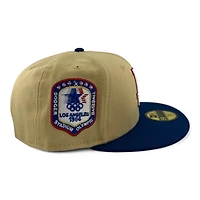 Los Angeles Dodgers Gold and Royal Blue "84 Olympic Pack" Gray UV New Era 59FIFTY Fitted Hat
