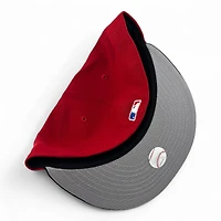 Los Angeles Dodgers Scarlet and Black "84 Olympic Pack" Gray UV New Era 59FIFTY Fitted Hat