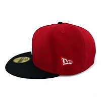 Los Angeles Dodgers Scarlet and Black "84 Olympic Pack" Gray UV New Era 59FIFTY Fitted Hat