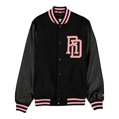 Dominican Republic New Era Black Bomber Jacket