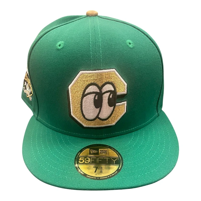 Chattanooga Lookouts Green Southern League All Star Game Patch Metallic Gold UV New Era 59FIFTY Fitted Hat