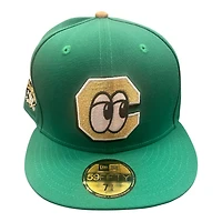 Chattanooga Lookouts Green Southern League All Star Game Patch Metallic Gold UV New Era 59FIFTY Fitted Hat