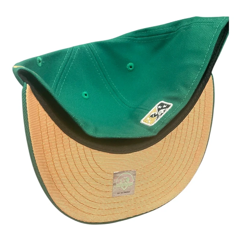 Chattanooga Lookouts Green Southern League All Star Game Patch Metallic Gold UV New Era 59FIFTY Fitted Hat
