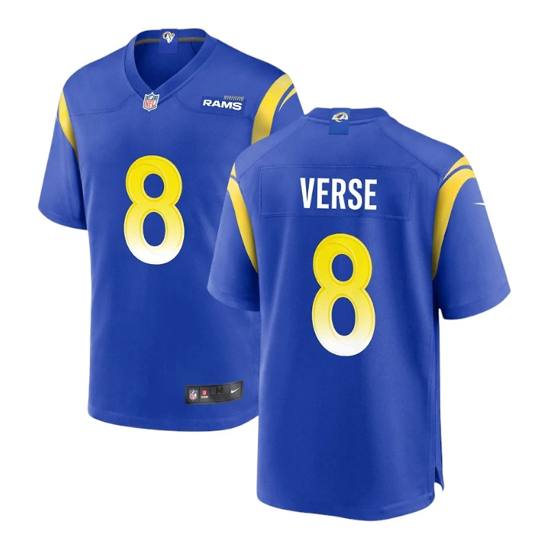 Los Angeles Rams Jared Verse Nike Royal Blue Game Player Jersey