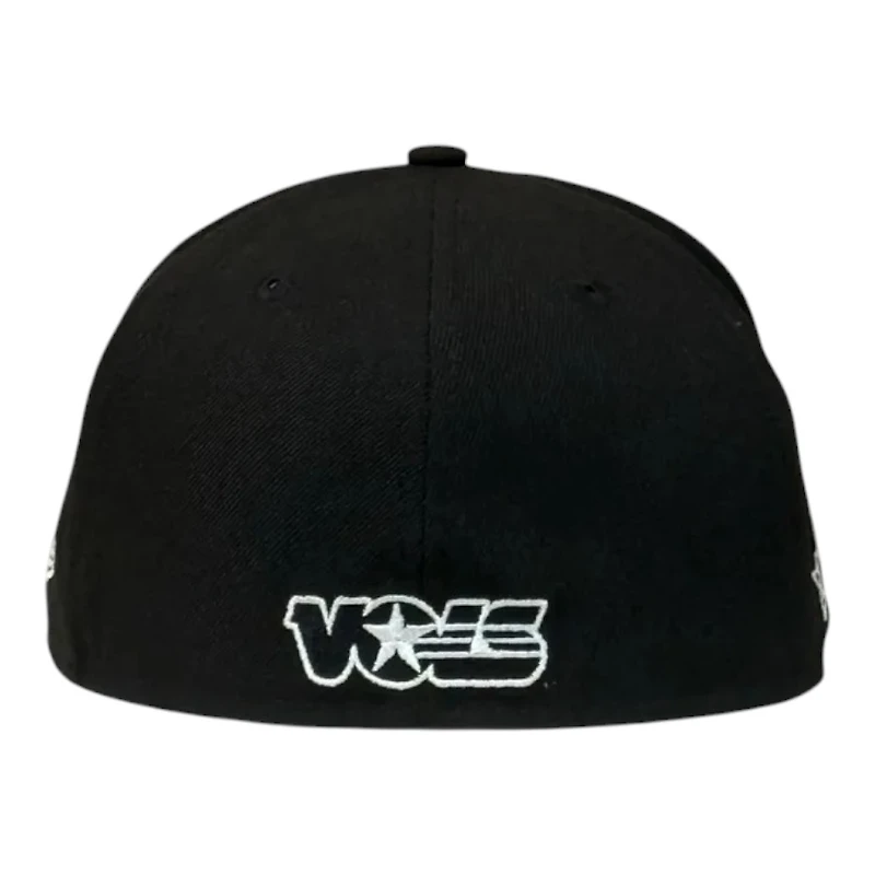 Tennessee Volunteers Black and White 100 Year Anniversary Patch NCAA New Era 59FIFTY Fitted Hat