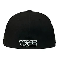 Tennessee Volunteers Black and White 100 Year Anniversary Patch NCAA New Era 59FIFTY Fitted Hat