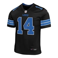 Youth Detroit Lions Amon-Ra St. Brown Black Alternate Nike Game Jersey