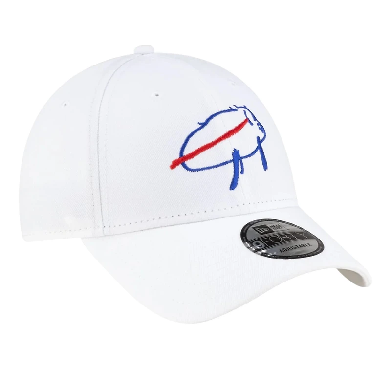 Buffalo Bills White Josh Allen "Flying Potato" Director of Billustration New Era 9FORTY Hat