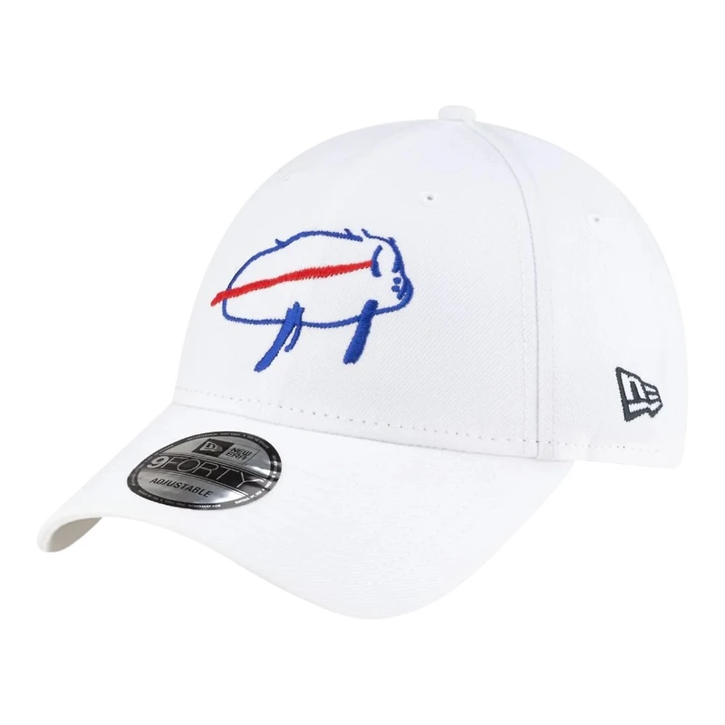 Buffalo Bills White Josh Allen "Flying Potato" Director of Billustration New Era 9FORTY Hat