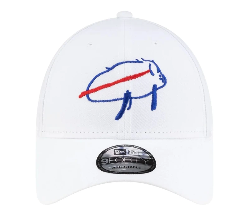 Buffalo Bills White Josh Allen "Flying Potato" Director of Billustration New Era 9FORTY Hat