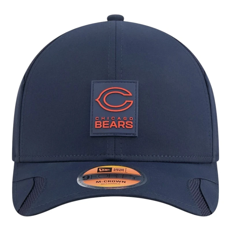 Chicago Bears Navy "C" Logo 2025 NFL Sideline New Era 9FORTY M-Crown Adjustable Hat