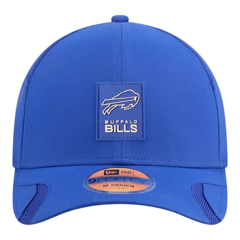 Buffalo Bills Royal Blue 2025 NFL Sideline New Era 9FORTY M-Crown Adjustable Hat