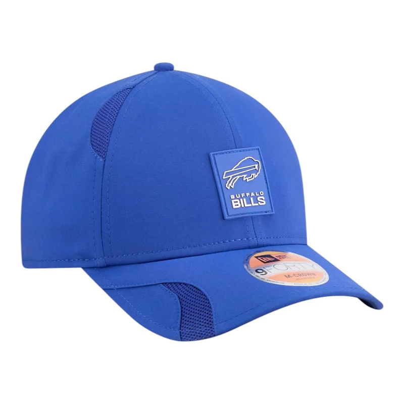Buffalo Bills Royal Blue 2025 NFL Sideline New Era 9FORTY M-Crown Adjustable Hat