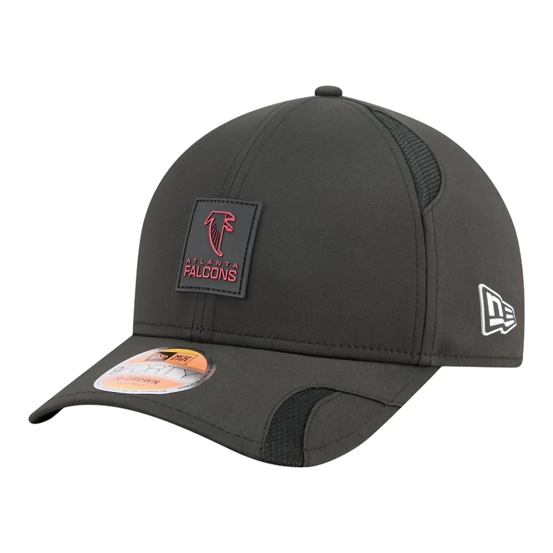 Atlanta Falcons Black 2025 NFL Sideline New Era 9FORTY M-Crown Adjustable Hat