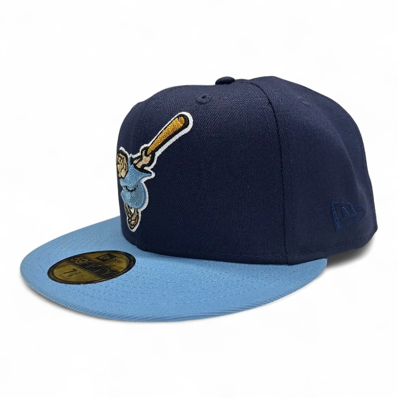 San Diego Padres Navy and Blue Two Tone 40th Anniversary Patch Gray UV New Era 59Fifty Fitted Hat
