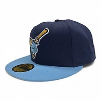 San Diego Padres Navy and Blue Two Tone 40th Anniversary Patch Gray UV New Era 59Fifty Fitted Hat