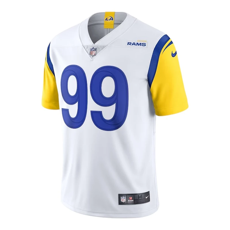 Los Angeles Rams Aaron Donald White Alternate Vapor Nike Limited Jersey
