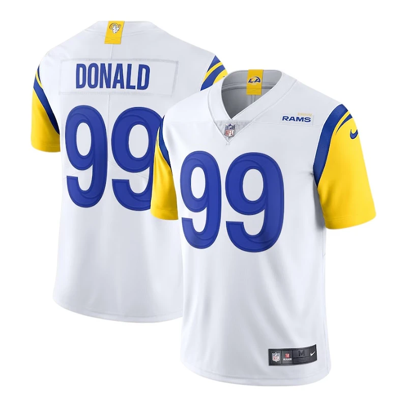 Los Angeles Rams Aaron Donald White Alternate Vapor Nike Limited Jersey
