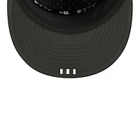 Las Vegas Raiders Black 2025 NFL Sideline Split Panel New Era 9FIFTY Snapback Hat