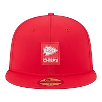 Kansas City Chiefs Red 2025 NFL Sideline New Era 59FIFTY Fitted Hat
