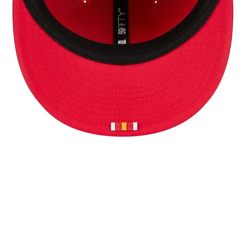 Kansas City Chiefs Red 2025 NFL Sideline New Era 59FIFTY Fitted Hat