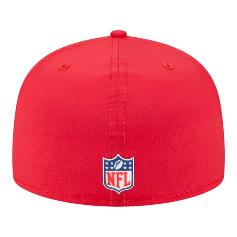 Kansas City Chiefs Red 2025 NFL Sideline New Era 59FIFTY Fitted Hat