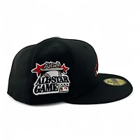 Atlanta Braves Black "Music Collection" 2000 ASG Patch Gray UV New Era 59FIFTY Fitted Hat