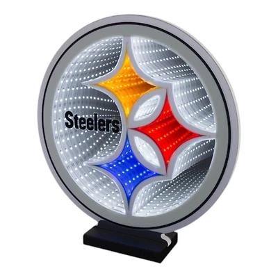 Pittsburgh Steelers LED Infinity Logo Light