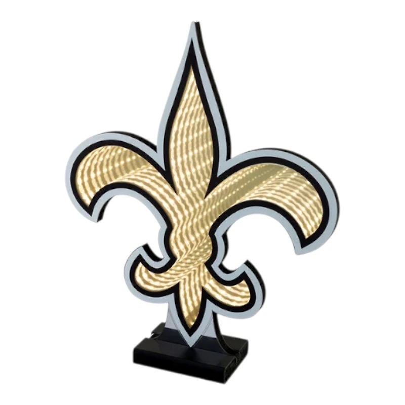 New Orleans Saints LED Infinity Logo Light