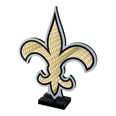 New Orleans Saints LED Infinity Logo Light