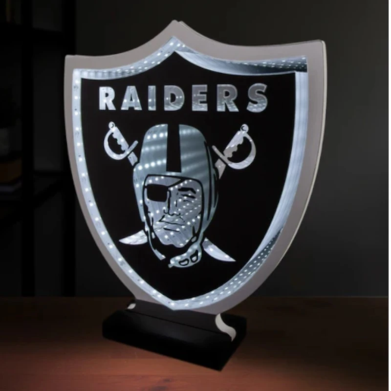 Las Vegas Raiders LED Infinity Logo Light