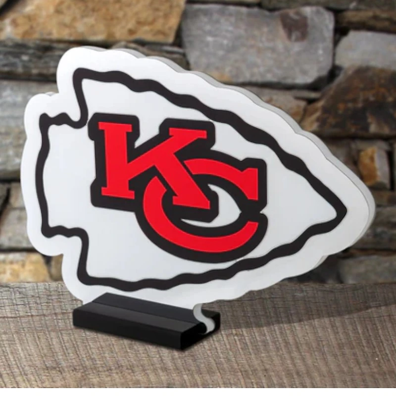 Kansas City Chiefs LED Infinity Logo Light