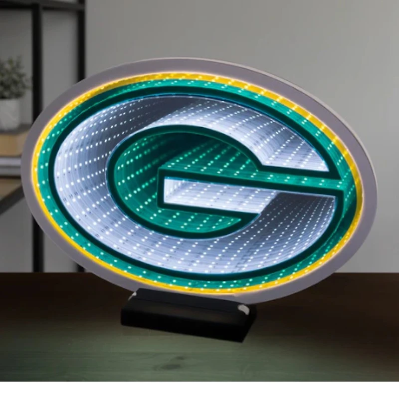 Green Bay Packers LED Infinity Logo Light