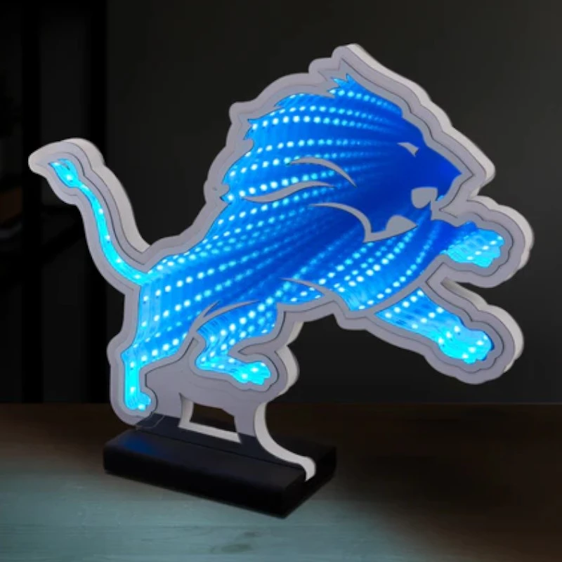 Detroit Lions LED Infinity Logo Light