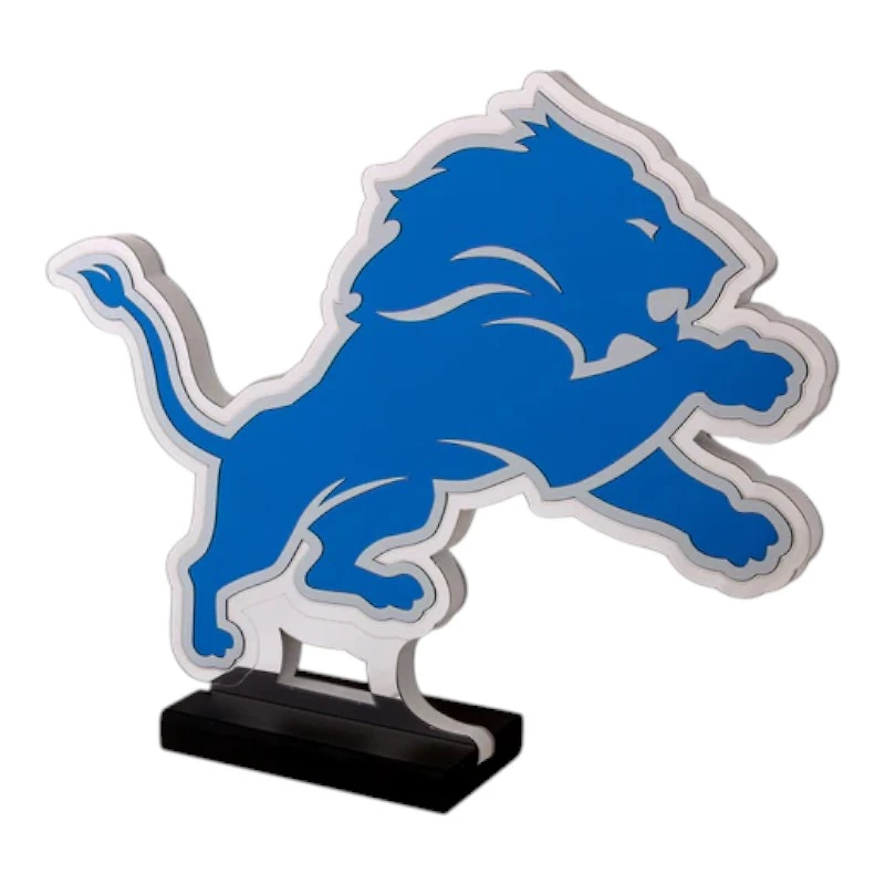 Detroit Lions LED Infinity Logo Light