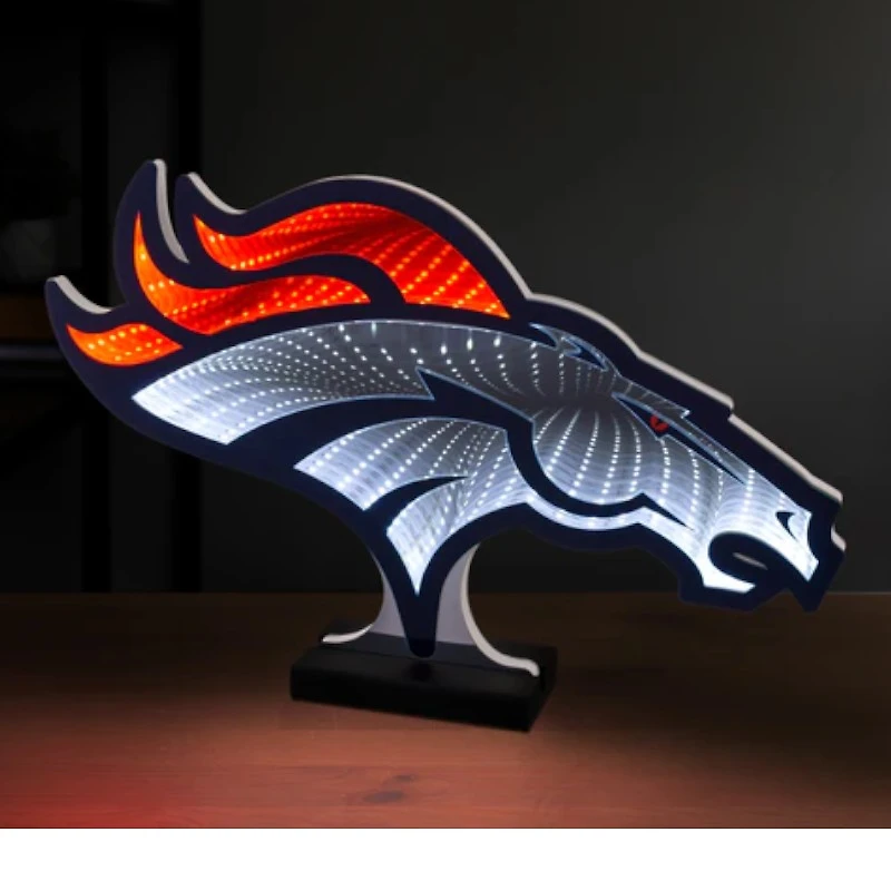Denver Broncos LED Infinity Logo Light