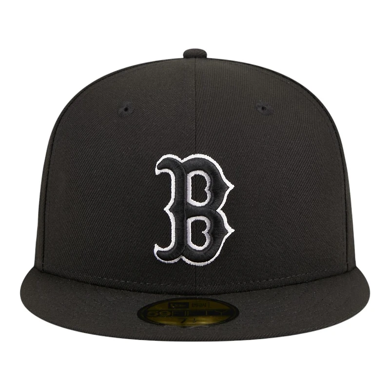 Boston Red Sox and White 1999 All Star Game Patch Grey UV New Era 59FIFTY Fitted Hat