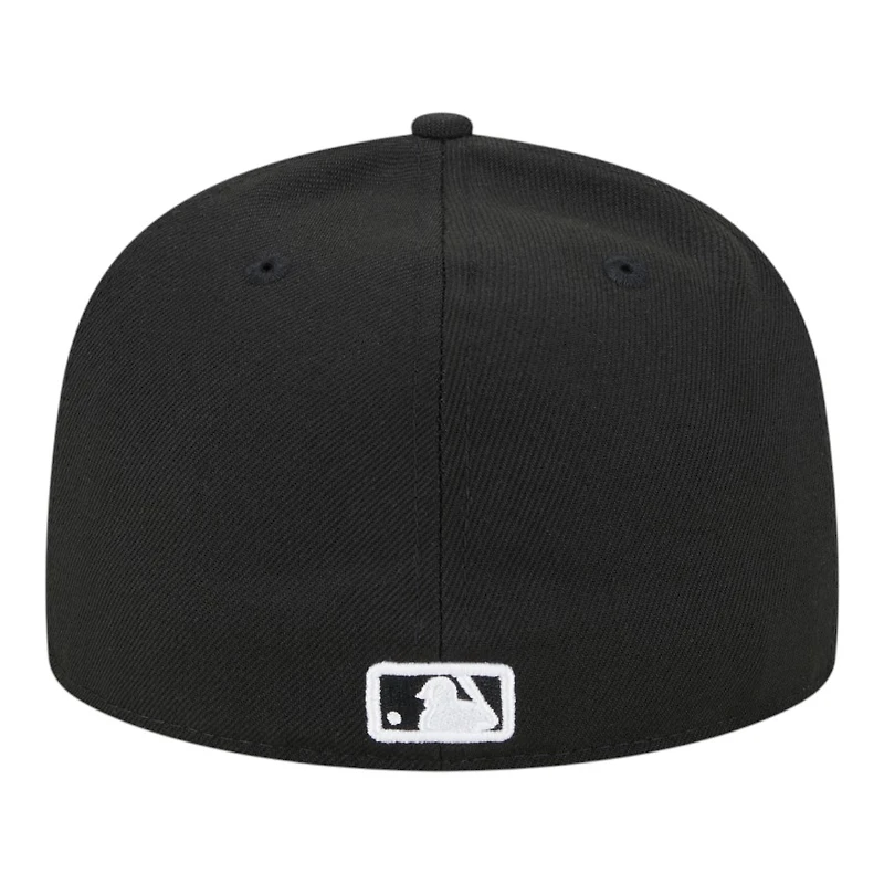 Arizona Diamondbacks Black and White 2001 World Series Patch Grey UV New Era 59FIFTY Fitted Hat