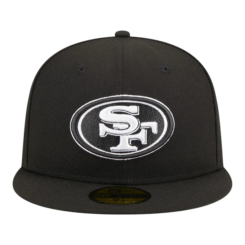San Francisco 49ers and White Super Bowl XXIX Patch Grey UV New Era 59FIFTY Fitted Hat