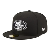 San Francisco 49ers and White Super Bowl XXIX Patch Grey UV New Era 59FIFTY Fitted Hat