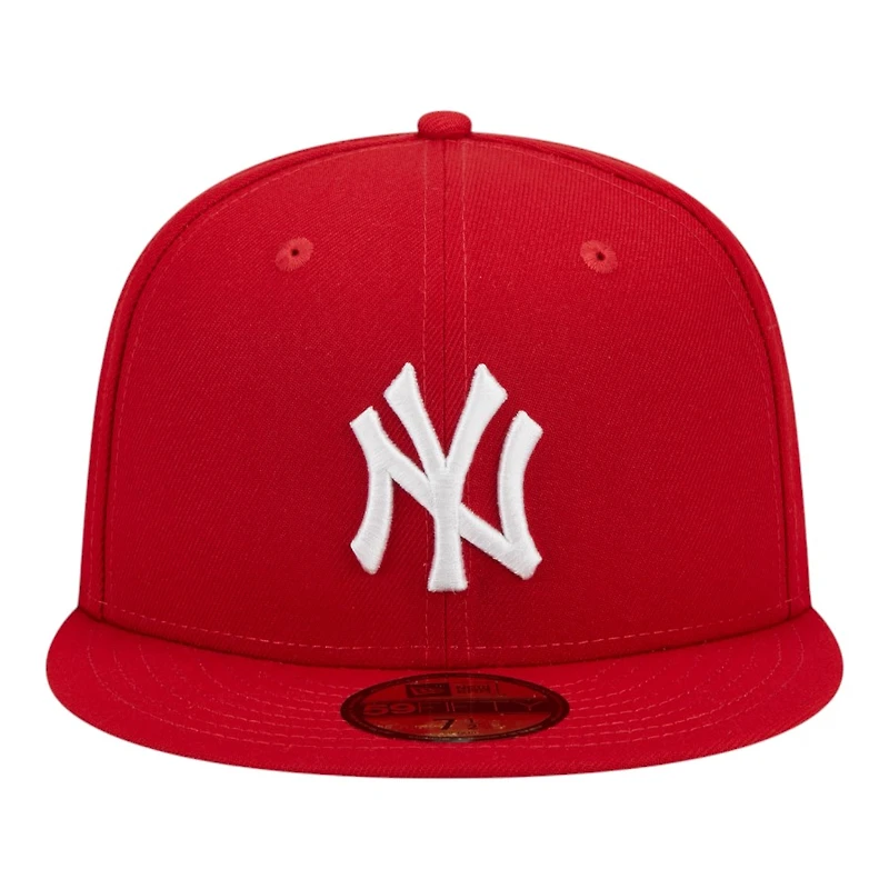 New York Yankees Red and White 2000 World Series Patch Grey UV Era 59FIFTY Fitted Hat