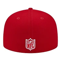 San Francisco 49ers Red and White Super Bowl XXIX Patch Grey UV New Era 59FIFTY Fitted Hat