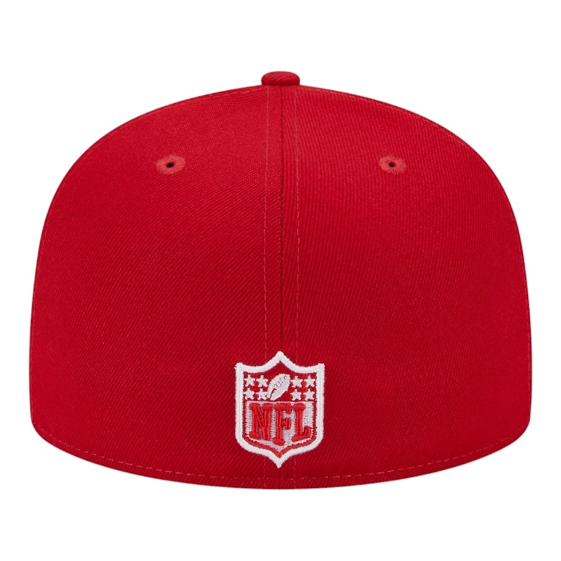 Buffalo Bills Red and White 1988 Hawaii Pro Bowl Patch Grey UV New Era 59FIFTY Fitted Hat