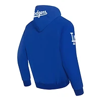 Los Angeles Dodgers Royal Blue Classic Wind Suit Woven Full Zip Pullover Hoodie