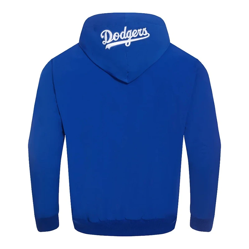 Los Angeles Dodgers Royal Blue Classic Wind Suit Woven Full Zip Pullover Hoodie