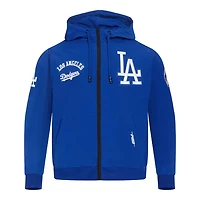 Los Angeles Dodgers Royal Blue Classic Wind Suit Woven Full Zip Pullover Hoodie