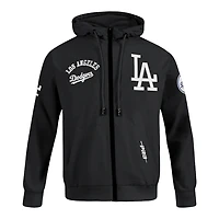 Los Angeles Dodgers Black Classic Wind Suit Woven Full Zip Pullover Hoodie