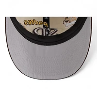 San Diego Padres Chrome and Brown Scatter Retro Crown 9FIFTY Snapback